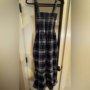 Hill House Navy and White Plaid Dress